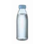 Plastikflasche aus RPET, BPA-frei und in vielen Farben, 500 ml farbe transparentes hellblau vierte Ansicht
