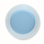 Plastikflasche aus RPET, BPA-frei und in vielen Farben, 500 ml farbe transparentes hellblau fünfte Ansicht