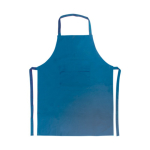 Einfache Kochschürze als Werbeartikel aus Polyester, 200 g/m2 farbe köngisblau