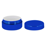 Lippenbalsam im Glas mit Deckel und Vanillearoma FSF 15 farbe blau