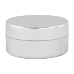 Lippenbalsam im Glas mit Deckel und Vanillearoma FSF 15 farbe silber erste Ansicht