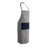 Schürze aus recycelter Baumwolle zum Bedrucken farbe marineblau