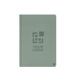 Hardcover-Notizbuch mit wasserfestem linierten Steinpapier, A5 Ansicht mit Druckbereich