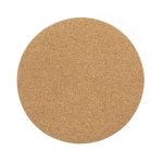 Rundes Mousepad aus Kork bedrucken lassen für mehr Nachhaltigkeit farbe natürliche farbe erste Ansicht