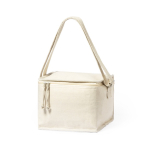 Kühltasche aus Baumwolle mit Kapazität von 3L, 280 g/m2 farbe beige zweite Ansicht