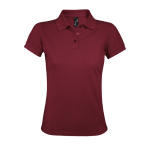 Damen Poloshirt aus Polyester und Baumwolle 200 g/m² SOL'S Prime farbe bordeaux achte Ansicht