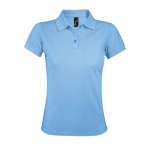 Damen Poloshirt aus Polyester und Baumwolle 200 g/m² SOL'S Prime farbe pastellblau