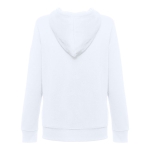 Damen-Sweatshirt aus Baumwolle und Polyester, 320 g/m2, THC Amsterdam farbe weiß dritte Ansicht