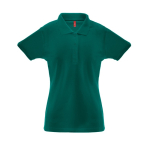 Damen Poloshirt aus Baumwolle und Polyester, 200 g/m2, THC Berlin zweite Ansicht