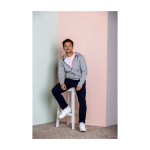 Kapuzenpullover aus Baumwolle und Polyester, 300 g/m2, Elevate Life farbe sandbraun Lifestyle-Bild 2