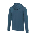 Kapuzenpullover aus Baumwolle und Polyester, 300 g/m2, Elevate Life farbe cyan-blau zweite Rückansicht