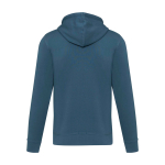 Kapuzenpullover aus Baumwolle und Polyester, 300 g/m2, Elevate Life farbe cyan-blau dritte Rückansicht