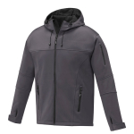 Wasserdichte Softshell Jacke aus Polyester 360 g/m² Elevate Life farbe dunkelgrau