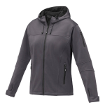 Wasserdichte Damenjacke aus Polyester 360 g/m² Elevate Life farbe dunkelgrau