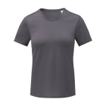 Damen Funktionsshirt aus Polyester Mesh 105 g/m² Elevate Essentials farbe dunkelgrau zweite Vorderansicht