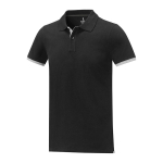 Poloshirt aus Baumwolle mit Farbdetails, 200 g/m2, Elevate Life farbe schwarz