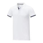 Poloshirt aus Baumwolle mit Farbdetails, 200 g/m2, Elevate Life farbe weiß