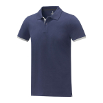 Poloshirt aus Baumwolle mit Farbdetails, 200 g/m2, Elevate Life farbe marineblau