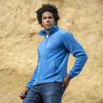 Fleecejacke bedrucken aus recyceltem Kunststoff, 280 g/m2, MKT Diston