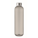 Große transparente Tritanflasche mit Schraubverschluss, 1 L farbe grau-transparent