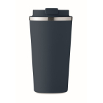 Auslaufsicherer Edelstahlbecher für unterwegs 510 ml farbe marineblau vierte Ansicht