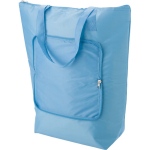 Faltbare Kühltasche innen aus Aluminium für Sommerevents farbe hellblau zweite Ansicht
