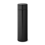 Thermoskanne mit Temperaturanzeige in Mattsilber und Schwarz, 470ml farbe schwarz