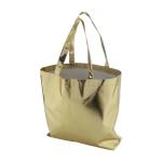 Laminierte, glänzende Vliesstofftasche mit langen Henkeln 80 g/m² zweite Ansicht