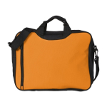 Konferenztasche mit Schultergurt, 1 Hauptfach und 2 Extrataschen farbe orange erste Ansicht