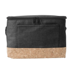 Lunchtasche für Picknick mit Korkdetail bietet Platz für 12 Dosen farbe schwarz erste Ansicht