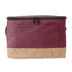 Lunchtasche für Picknick mit Korkdetail bietet Platz für 12 Dosen farbe rot erste Ansicht