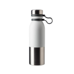 Tropfsichere Thermosflasche im eleganten Design bedrucken, 600ml farbe weiß erste Ansicht