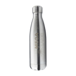 Edelstahlflasche mit Schraubverschluss in Silber 650ml farbe silber vierte Ansicht