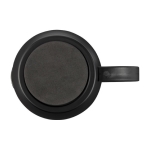 Doppelwandiger Thermosbecher mit Griff und rutschfestem Boden, 350 ml farbe schwarz zweite Ansicht