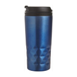 Becher mit geometrischem Muster und Trinköffnung im Deckel, 300ml farbe blau fünfte Ansicht