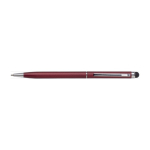 Touchpen aus Aluminium farbig lackiert mit blauer Tinte für Kunden farbe bordeaux erste Ansicht