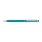 Touchpen aus Aluminium farbig lackiert mit blauer Tinte für Kunden farbe türkis erste Ansicht