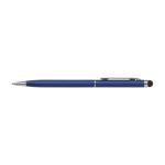 Touchpen aus Aluminium farbig lackiert mit blauer Tinte für Kunden farbe dunkelblau erste Ansicht