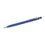 Touchpen aus Aluminium farbig lackiert mit blauer Tinte für Kunden farbe dunkelblau zweite Ansicht