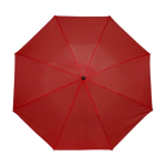 Kleiner faltbarer manueller Regenschirm als Werbeartikel, Ø 97 farbe rot zweite Ansicht