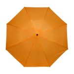 Kleiner faltbarer manueller Regenschirm als Werbeartikel, Ø 97 farbe orange zweite Ansicht