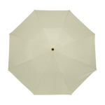 Kleiner faltbarer manueller Regenschirm als Werbeartikel, Ø 97 farbe beige zweite Ansicht