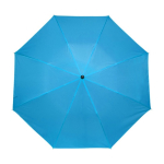 Kleiner faltbarer manueller Regenschirm als Werbeartikel, Ø 97 farbe hellblau zweite Ansicht