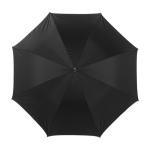 Großer automatischer Regenschirm mit Logo bedrucken, Ø 120 farbe schwarz zweite Ansicht