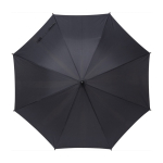 Automatischer Regenschirm aus RPET mit Logo bedrucken, Ø 107 farbe schwarz zweite Ansicht