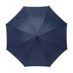 Automatischer Regenschirm aus RPET mit Logo bedrucken, Ø 107 farbe marineblau erste Ansicht
