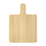 Quadratisches Käsebrett mit integriertem Messer farbe holzton erste Ansicht