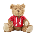 Teddybär mit bedruckbarer Kapuzenjacke für Kinder farbe rot erste Ansicht