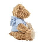 Teddybär mit bedruckbarer Kapuzenjacke für Kinder farbe hellblau achte Ansicht