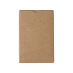 Kartenspiel aus recycelten Papier für ein nachhaltiges Image farbe braun dritte Ansicht